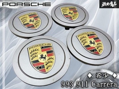 JDM RareGenuine Porsche 911 993 Carrera Wheel Hub Caps & Center Caps 4 (No Tires)