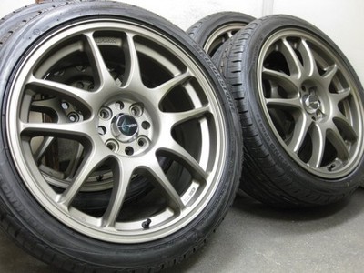 JDM WORK EMOTION CRkai 17" & 215/40R17 4-inch wheels for Aqua/Roadster (No Tires)