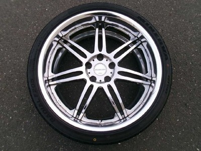 JDM Iwatsuki Deep Rim WORK VARIANZA/20-inch 4-Wheel Set 9J OFF+32/+20 Differ (No Tires) - Image 2