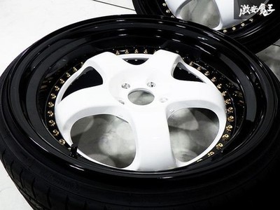 JDM Deep rim WORK Meister S1 3-piece 20x8.5J +10 PCD 114.3 5-hole Excel (No Tires) - Image 4