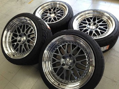 JDM Koshigaya 09-131415 Unused ELEMENT E55 18-inch 4-Wheel Set Fairlady (No Tires) - Image 2