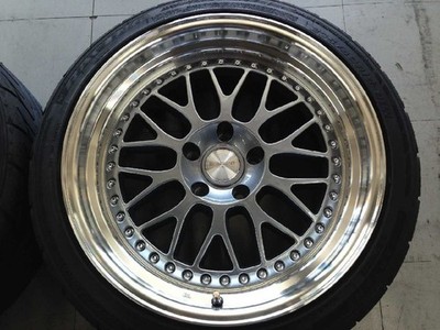 JDM Koshigaya 09-131415 Unused ELEMENT E55 18-inch 4-Wheel Set Fairlady (No Tires) - Image 3