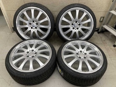 JDM Carlson 1/11 9.5J 114.3 +40 245/35R20 4-Wheel Set Celsior Cima Noda (No Tires)