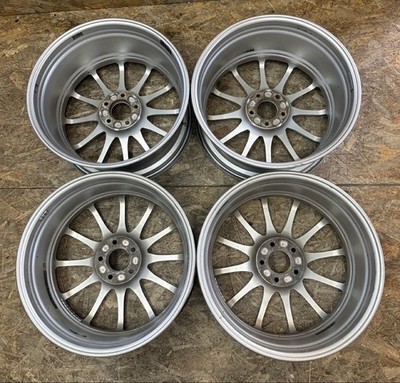JDM RareSSR typeF 19x8.5J+42 9.5J+38 PCD114.3 5-hole 5H lightweight Sil (No Tires) - Image 6