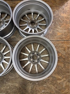 JDM RareSSR typeF 19x8.5J+42 9.5J+38 PCD114.3 5-hole 5H lightweight Sil (No Tires) - Image 8