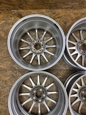 JDM RareSSR typeF 19x8.5J+42 9.5J+38 PCD114.3 5-hole 5H lightweight Sil (No Tires) - Image 9