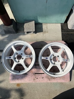JDM SSR TYPE-C 15x7.0J +48 5H PCD100 white 2-piece set lightweight Spee (No Tires)