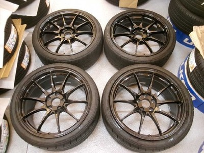 JDM 02-202200 TWS RS317/NT 19-inch 4-Wheel Set NITTO Crown Mark X Iwatsuki (No Tires)