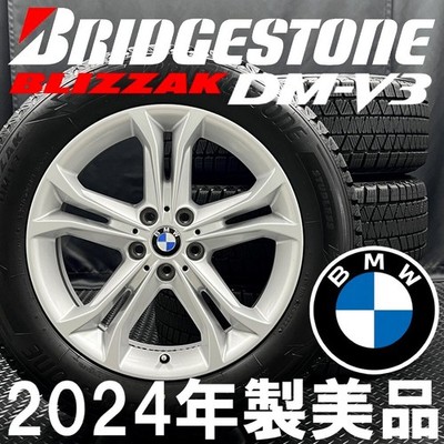 JDM 2024 Bridgestone DM-V3 225/60R18 & BMW G01 X3 Genuine Wheels 4-Wheel Set (No Tires)