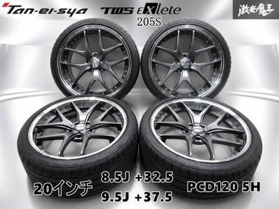 JDM TANSEI TWS EXLETE 205S 20x8.5J +32.5 9.5J +37.5 PCD120 5H forging (No Tires)