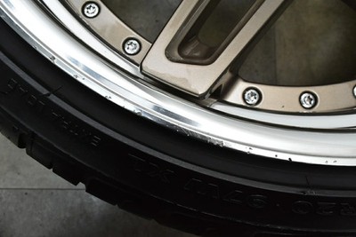JDM Used WORK 4-Wheel Set : 20x9.0J 20x10.0J +22 offset PCD 112 25 (No Tires) - Image 8