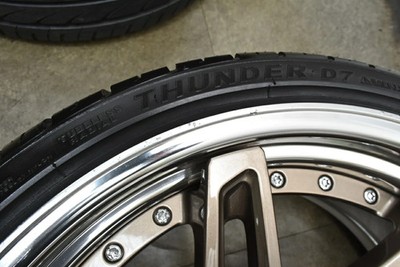 JDM Used WORK 4-Wheel Set : 20x9.0J 20x10.0J +22 offset PCD 112 25 (No Tires) - Image 9