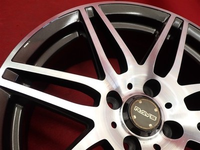 JDM Used RAYS APIS 4-Wheel Set wheels 6.5J 16-hole PCD100 +32 offset hub 65. (No Tires) - Image 10