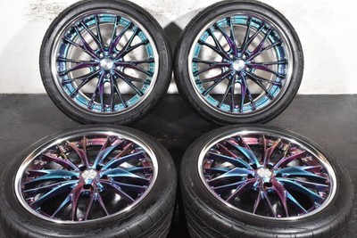 JDM WORK Schwart BRUNNEN 20-inchPCD120 9J +38 10J +40NITTO NT555 G2245 (No Tires)