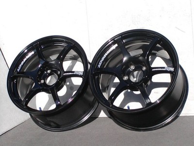 JDM Discontinued lightweight ADVAN RG3 9J +35 114.3-5H 2-Wheel Set wheels fo (No Tires)