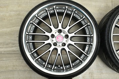 JDM Used WORK VS MS 4-Wheel Set 2010.0JJ20 +10 12.0JJ20 +9 PCD 114.3 24 (No Tires) - Image 4