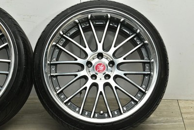 JDM Used WORK VS MS 4-Wheel Set 2010.0JJ20 +10 12.0JJ20 +9 PCD 114.3 24 (No Tires) - Image 7