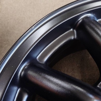 JDM matblack painted black racing 14-inch 6J IS40 PCD100-4H Roadster E (No Tires) - Image 8