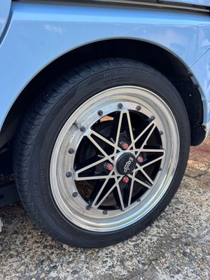 JDM WORK Equip 03 15-inch aluminum wheels and tire set (No Tires)