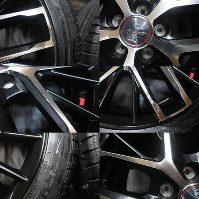 JDM AME SMACK 17x7J +48 PCD100 5 holes 215/45R17 (No Tires) - Image 9