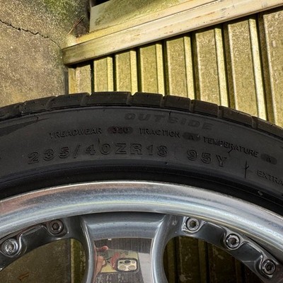 JDM Tires are almost AME chrome Shallen LX 235/40R18 (No Tires) - Image 7
