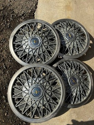 JDM Old car wheel caps set of 4 (No Tires)
