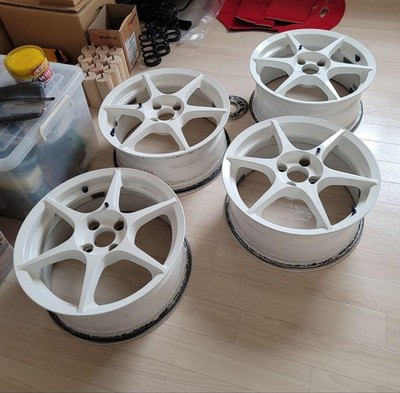 JDM Buddy Club P1 Racing 16-inch Aluminum Wheels 4-Wheel Set (No Tires)