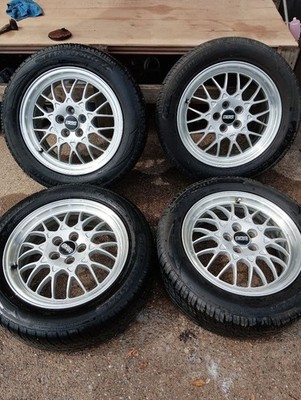 JDM BBS 16-inch wheels 100mm bolt pattern 5-hole suitable for Subaru P (No Tires)