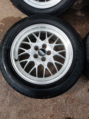 JDM BBS 16-inch wheels 100mm bolt pattern 5-hole suitable for Subaru P (No Tires) - Image 2