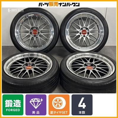 JDM BBS LM 20in 8.5J +30 PCD114.3 Yokohama BlueEarth RV RV-03 245/40R2 (No Tires)