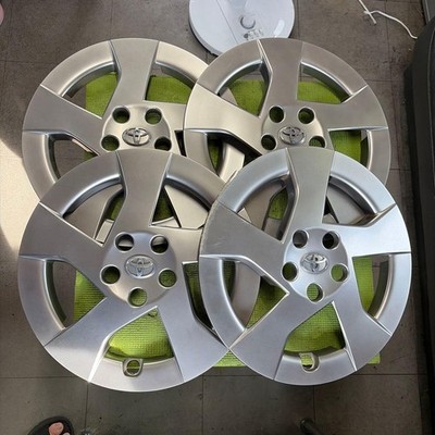 JDM Toyota Prius 30 Early Model High-Gloss Wheel Caps Set of 4 Used (No Tires)