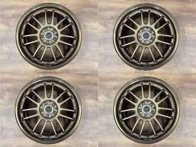 JDM RAYS VOLKRACING RE30 4-Wheel Set 17x7.5J +50 PCD100 5H Rays FORGED BR Whe (No Tires)