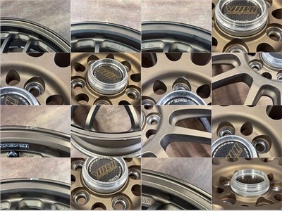 JDM RAYS VOLKRACING RE30 4-Wheel Set 17x7.5J +50 PCD100 5H Rays FORGED BR Whe (No Tires) - Image 9