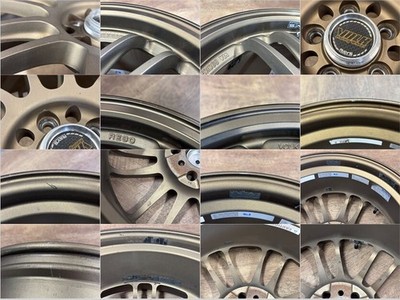 JDM RAYS VOLKRACING RE30 4-Wheel Set 17x7.5J +50 PCD100 5H Rays FORGED BR Whe (No Tires) - Image 10