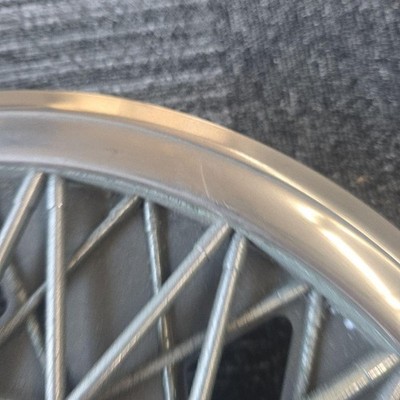 JDM Nissan Cedric Y30 Genuine Wire Wheel Caps Set of 4 (No Tires) - Image 4