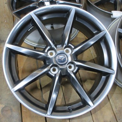JDM MAZDA Mazda ND Roadster Genuine 17x7J+45 4H-100 Aluminum Wheels 4-P (No Tires)