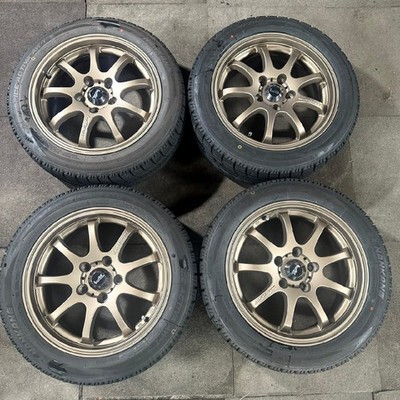 JDM 205/50R16 Wheel Set 4-Wheel Set Studless Tires LM SPORT 2025 Model Naan (No Tires)