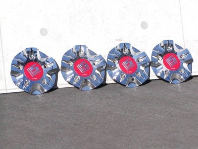 JDM Out of print WORK LS105 center caps chrome set of 4 Euroline WORK (No Tires)