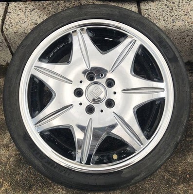 JDM WORK LS207 18x7.5J 114.3 Wheel and Tire Set 4-Wheel Set (No Tires)