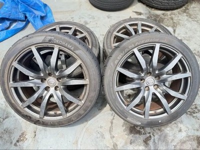 JDM With TPMS Nissan GTR R35 Mid-Model Genuine Wheels and Tires 4-Wheel Set (No Tires)