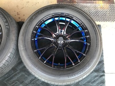 JDM Used Tire & Wheel Set WEDS Wedssports SA-20R 7.5J-18 5/114.3 +35 Y (No Tires) - Image 5