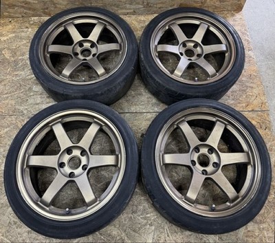 JDM Rare RAYS Volk Racing TE37 18x9.5J +12 PCD114.3 5-hole 5H lightweig (No Tires)