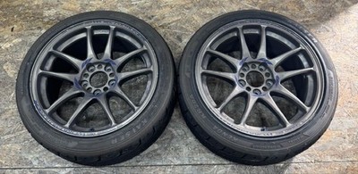 JDM RareWORK EMOTION CR Kai 17x9J +38 PCD114.3 5-hole wheels. Work Emot (No Tires)