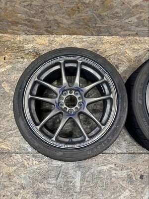 JDM RareWORK EMOTION CR Kai 17x9J +38 PCD114.3 5-hole wheels. Work Emot (No Tires) - Image 2