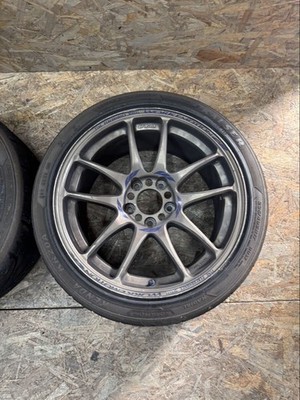 JDM RareWORK EMOTION CR Kai 17x9J +38 PCD114.3 5-hole wheels. Work Emot (No Tires) - Image 3