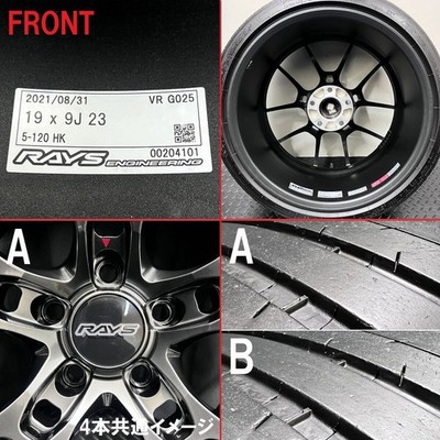 JDM Forging almost perfect RAYS VOLK RACING G025 & MICHELIN PSS 245/35 (No Tires) - Image 8