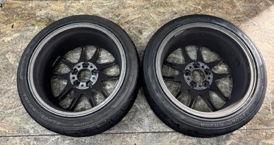 JDM RareWORK EMOTION CR Kai 17x9J +38 PCD114.3 5-hole wheels. Work Emot (No Tires) - Image 4
