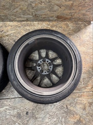 JDM RareWORK EMOTION CR Kai 17x9J +38 PCD114.3 5-hole wheels. Work Emot (No Tires) - Image 6
