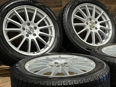 JDM Excellent GrooveIRVINE 17in 7J +48 PCD112 Yokohama IceGUARD iG60 2 (No Tires) - Image 2