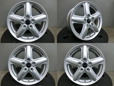 JDM MINI Black Suobar 205/60R16 Pirelli Summer Tires POWERGY Used Whee (No Tires) - Image 2